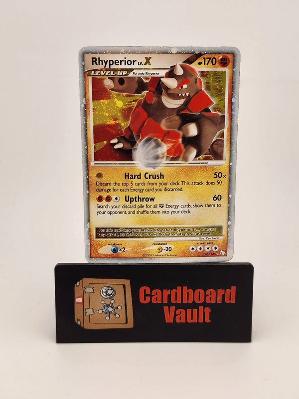 2008  Pokémon Rhyperior lv. X 145/146