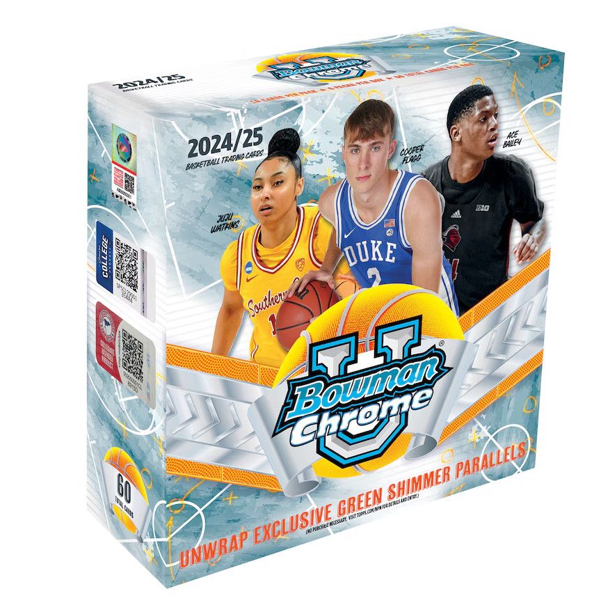 2024/25 Bowman University Chrome Basketball Mega Box