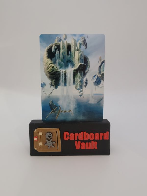 Magic The Gathering Zendikar Rising Art Gold Stamped Signature Series-Island 11/81