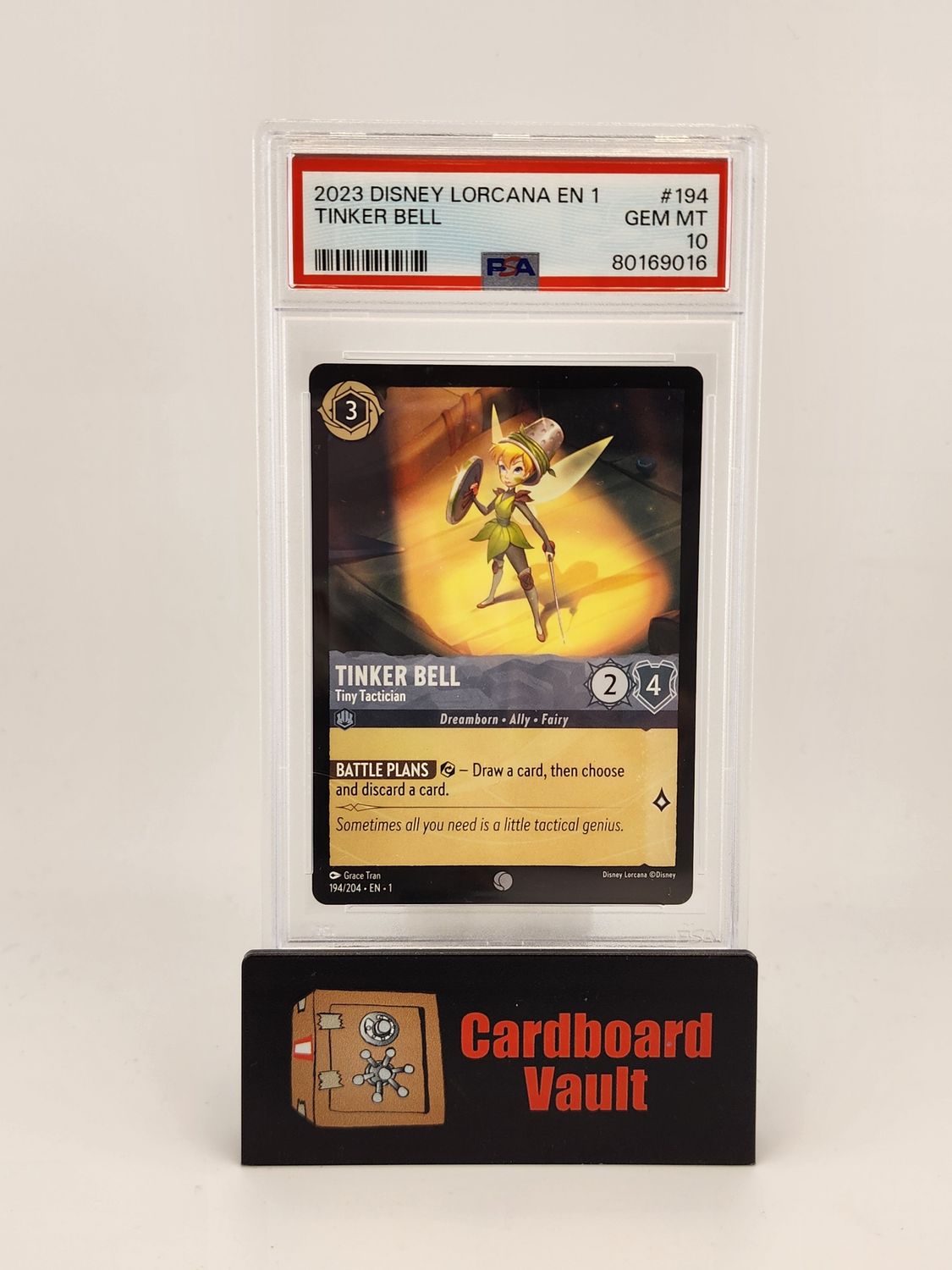 2023 DIsney Lorcana EN 1 Tinker Bell No. 194 PSA 10 80169016