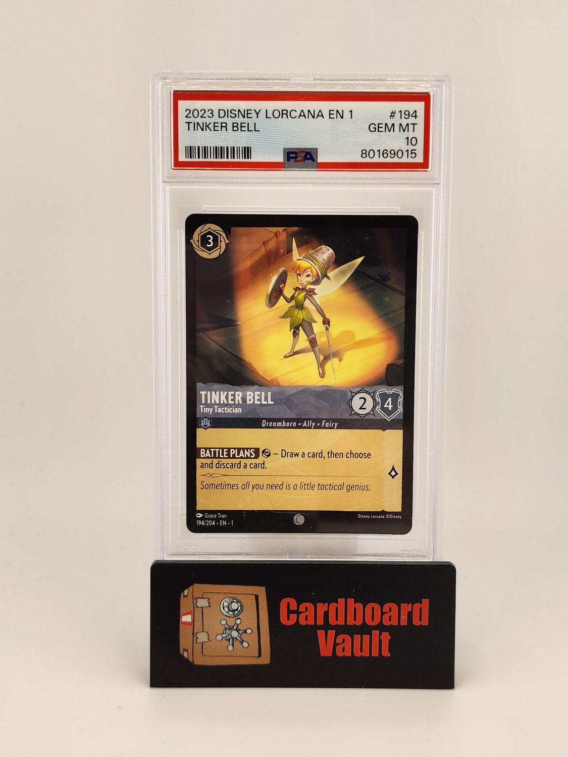 2023 DIsney Lorcana EN 1 Tinker Bell No. 194 PSA 10 80169015