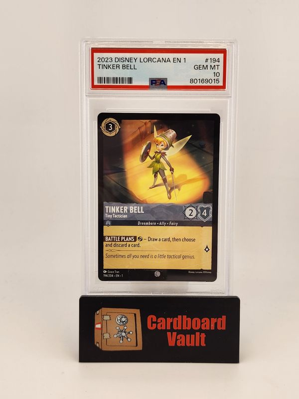 2023 DIsney Lorcana EN 1 Tinker Bell No. 194 PSA 10 80169015