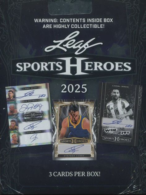 2025 Leaf Metal Sports Heroes Hobby Box