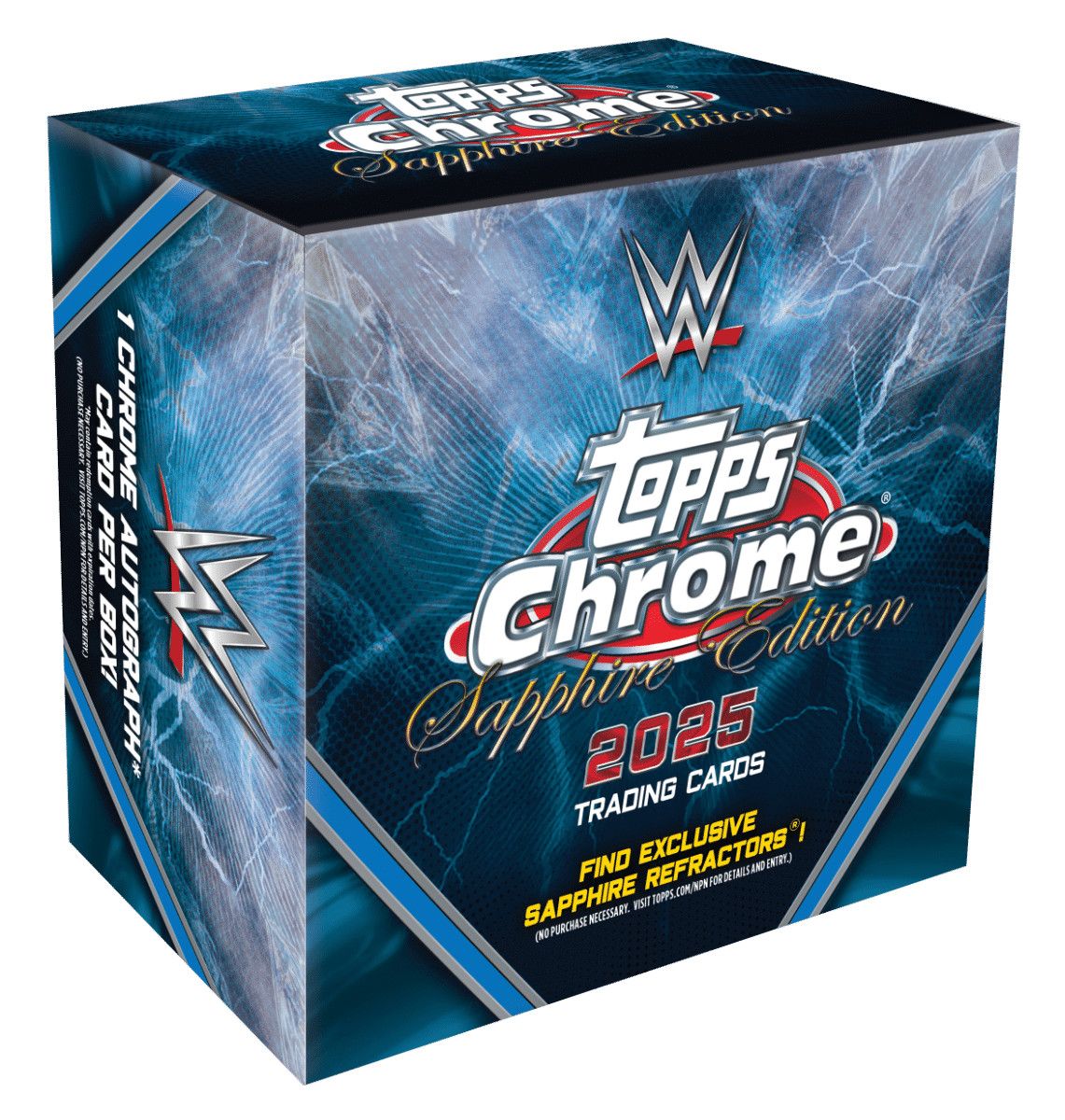 2025 Topps Chrome WWE Sapphire Edition Hobby Box