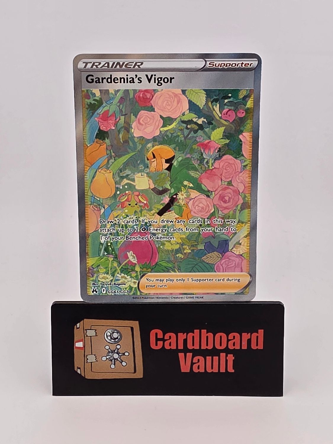 2023 Pokémon Trainer Gardenia&#39;s Vigor Full Art GG61/GG70