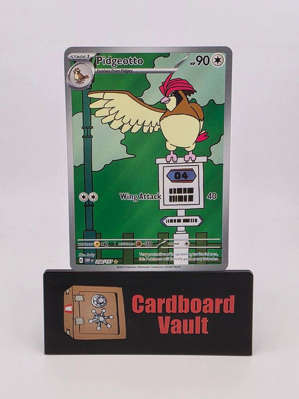 2023 Pokémon Pidgeotto Full Art 208/197