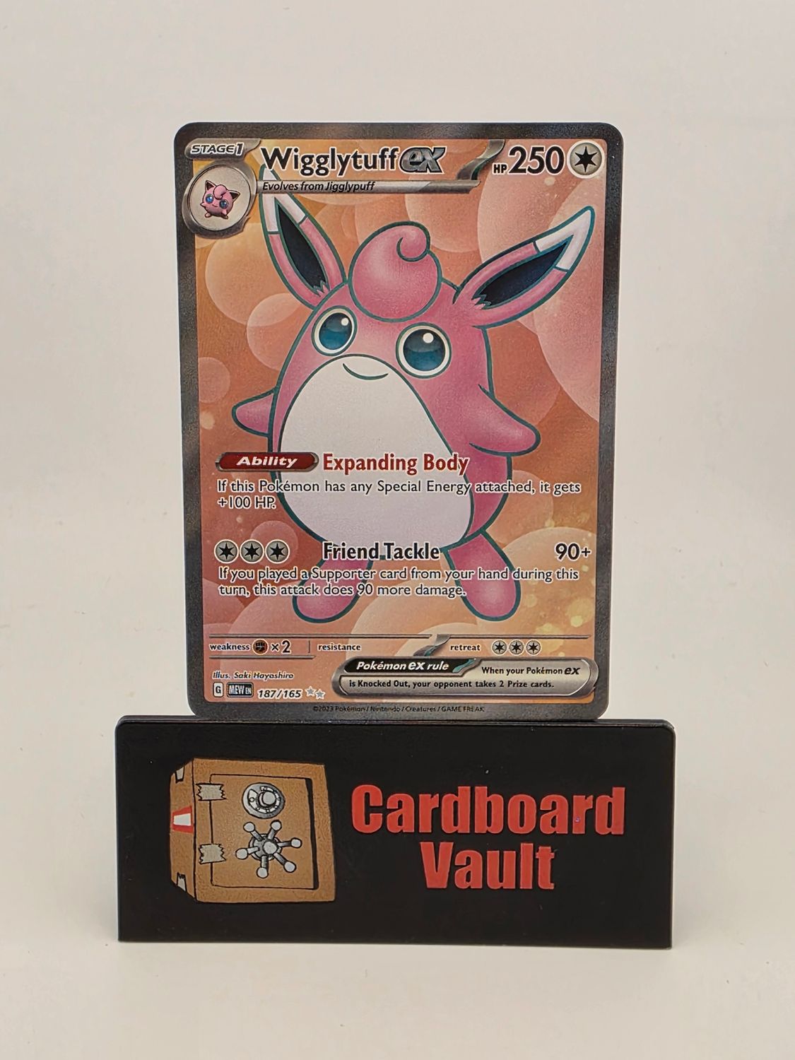 2023 Pokémon Wigglytuff ex Full Art 1870/165