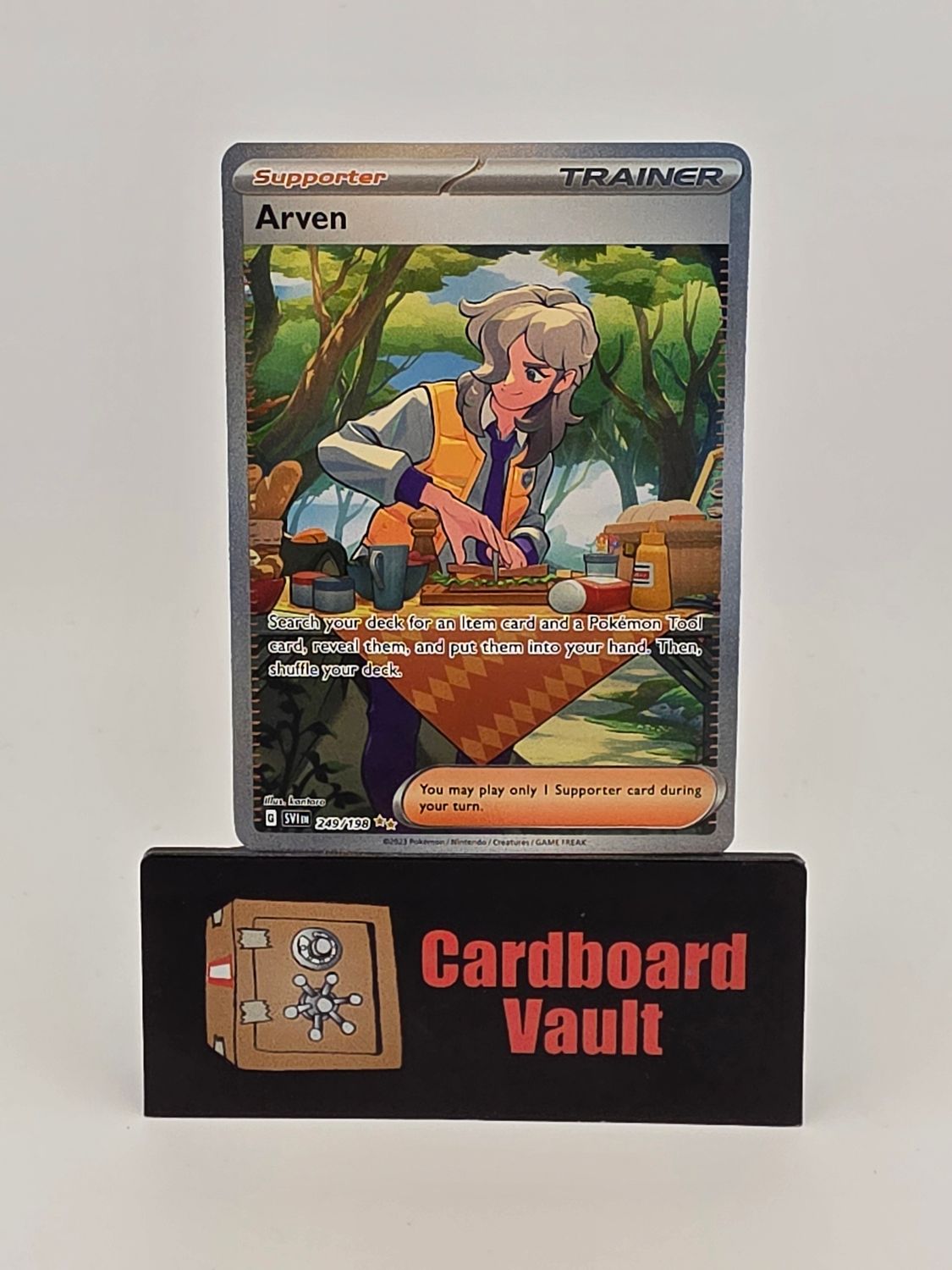 2023 Pokémon Trainer Arven Full Art 238/198