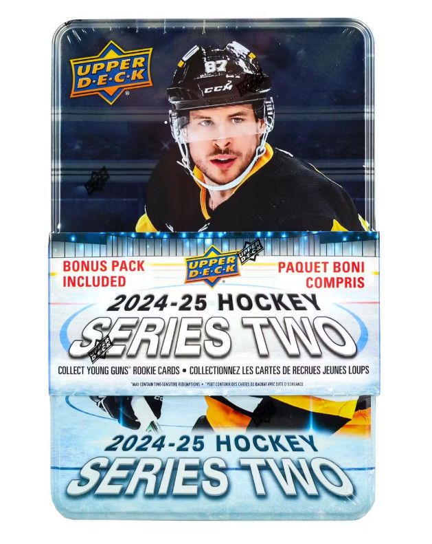 2024-25 Upper Deck Series 2 Hockey Retail Tin