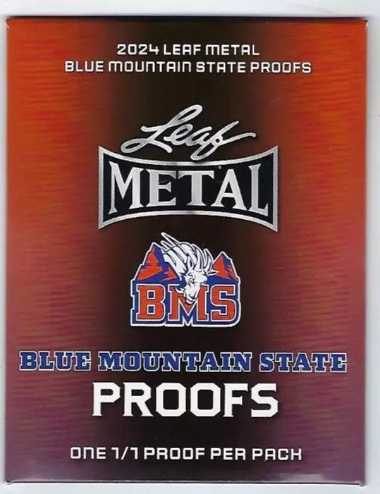 2024 Leaf Metal Blue Mountain State Proof Pack