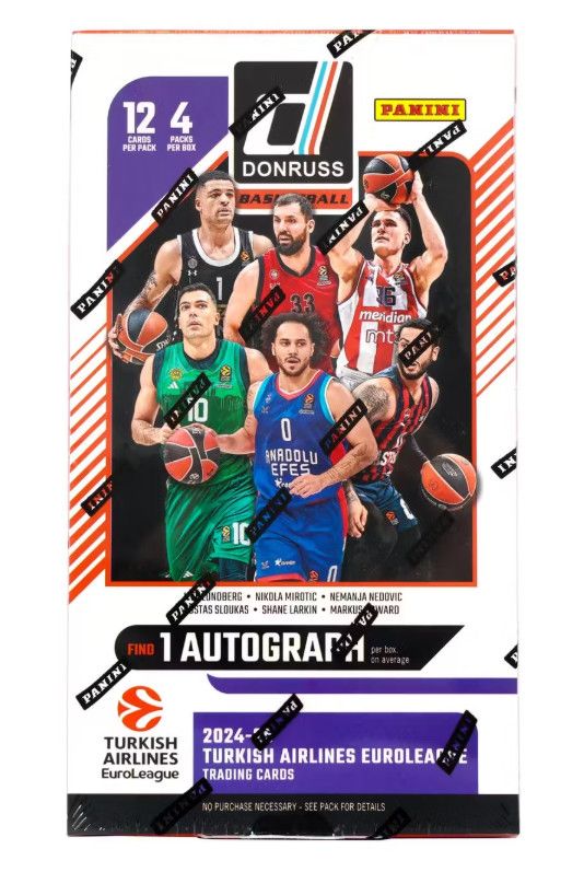 2024/25 Panini Donruss Euroleague Basketball Hobby Box