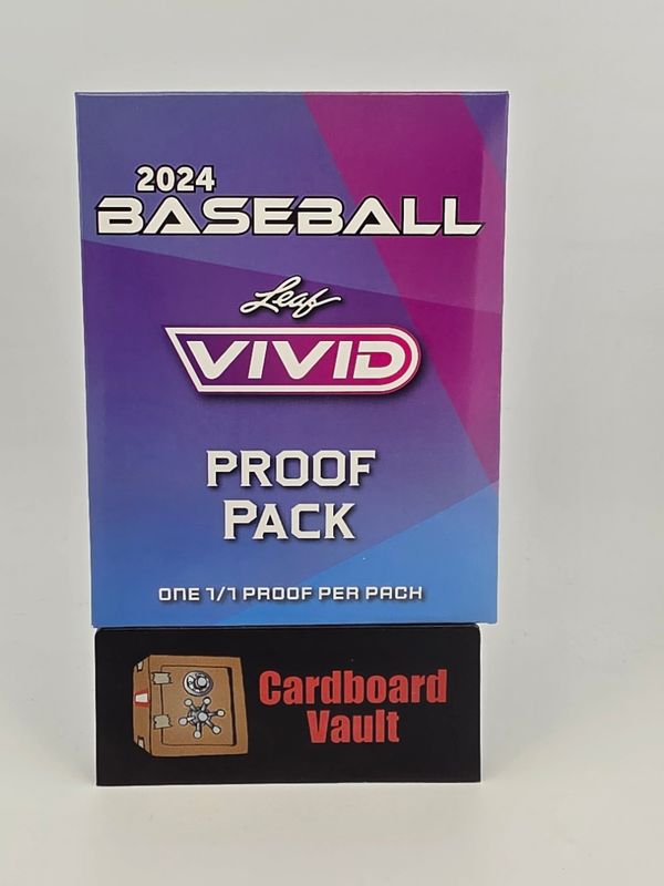 2024 Leaf Vivid Baseball Proof Pack