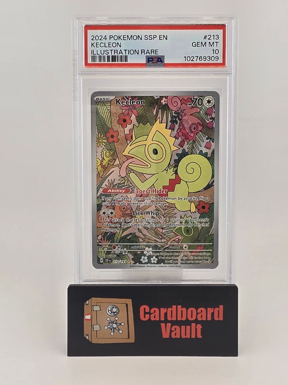 2024 Pokémon Kecleon Illustration Rare #213 PSA 10 102769309