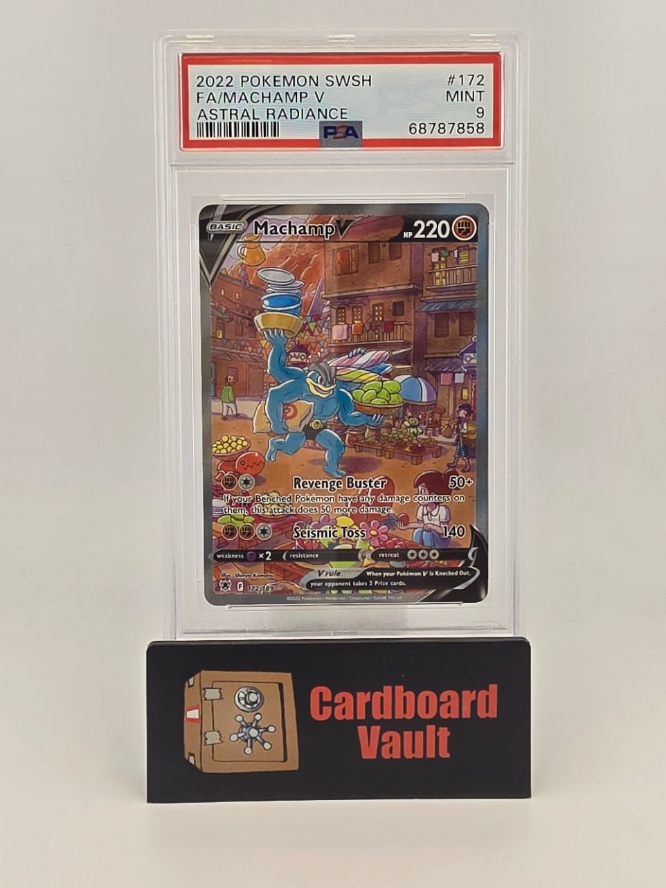 2022 Pokémon Machamp V Full Art #172 PSA 9 68787858