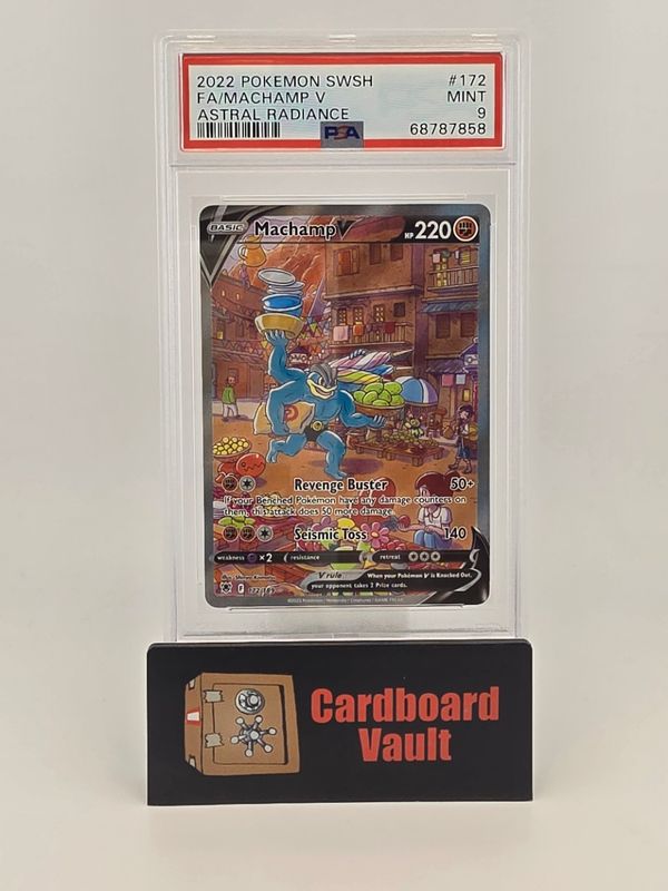 2022 Pokémon Machamp V Full Art #172 PSA 9 68787858