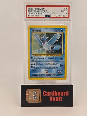 2002 Pokémon Articuno Holo Legendary Collection #2 PSA 9 27514697