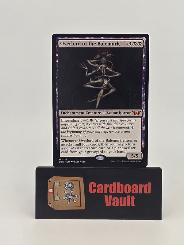 Magic The Gathering Overlord of the Balemurk