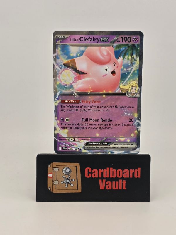 2025 Pokémon Lillie&#39;s Clefairy ex 056/159