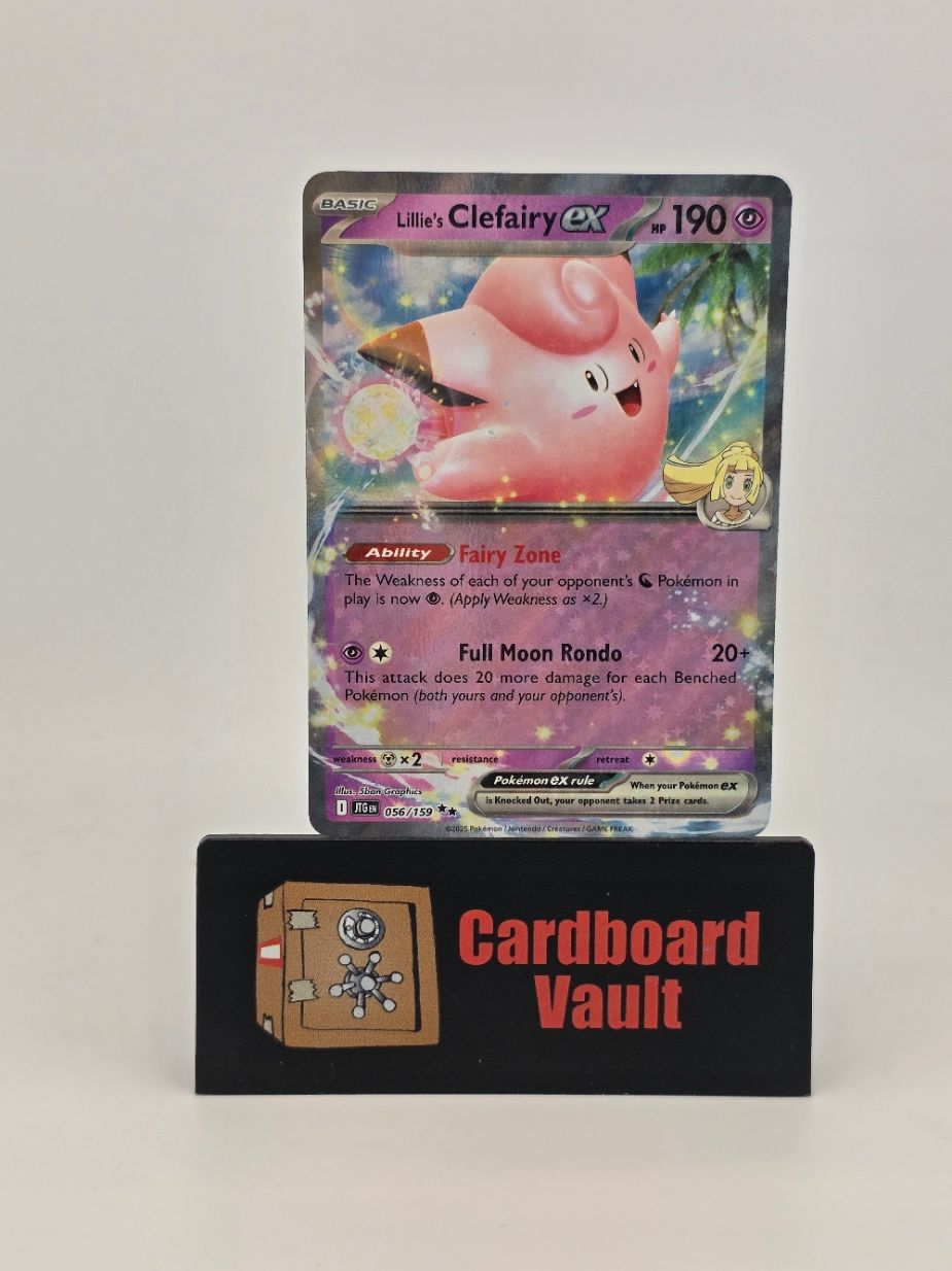 2025 Pokémon Lillie&#39;s Clefairy ex 056/159
