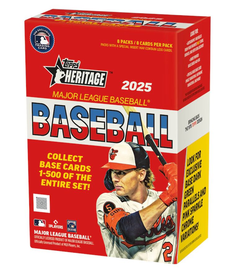 2025 Topps Heritage Baseball Value Box