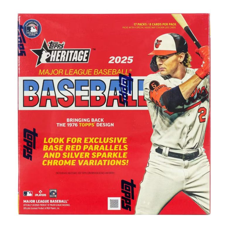 2025 Topps Heritage Baseball Mega Box