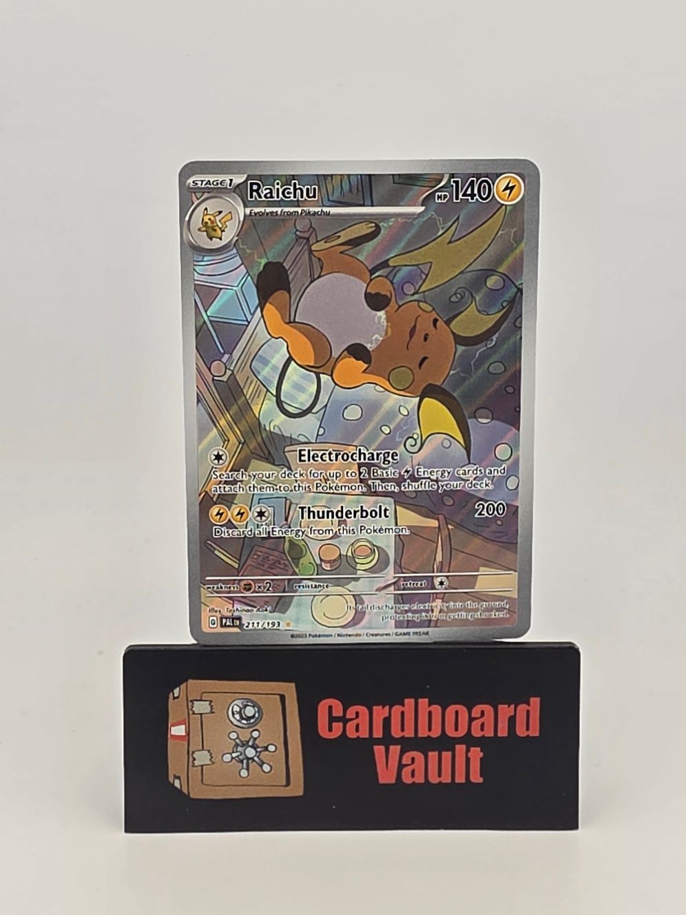 2023 Pokémon Raichu Full Art 211/193