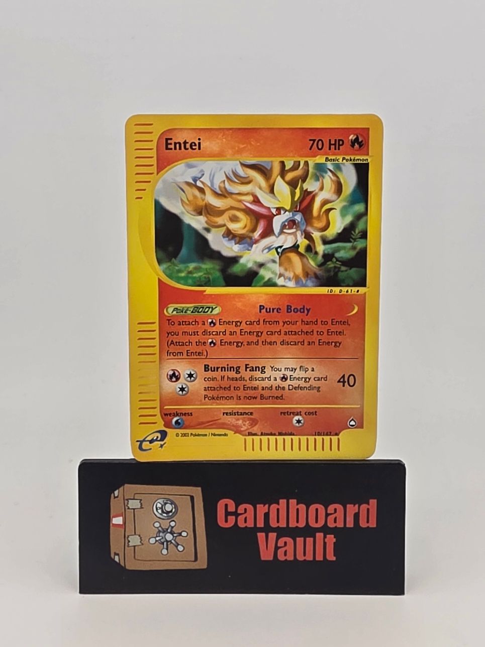 2002 Pokémon Entei 10/147