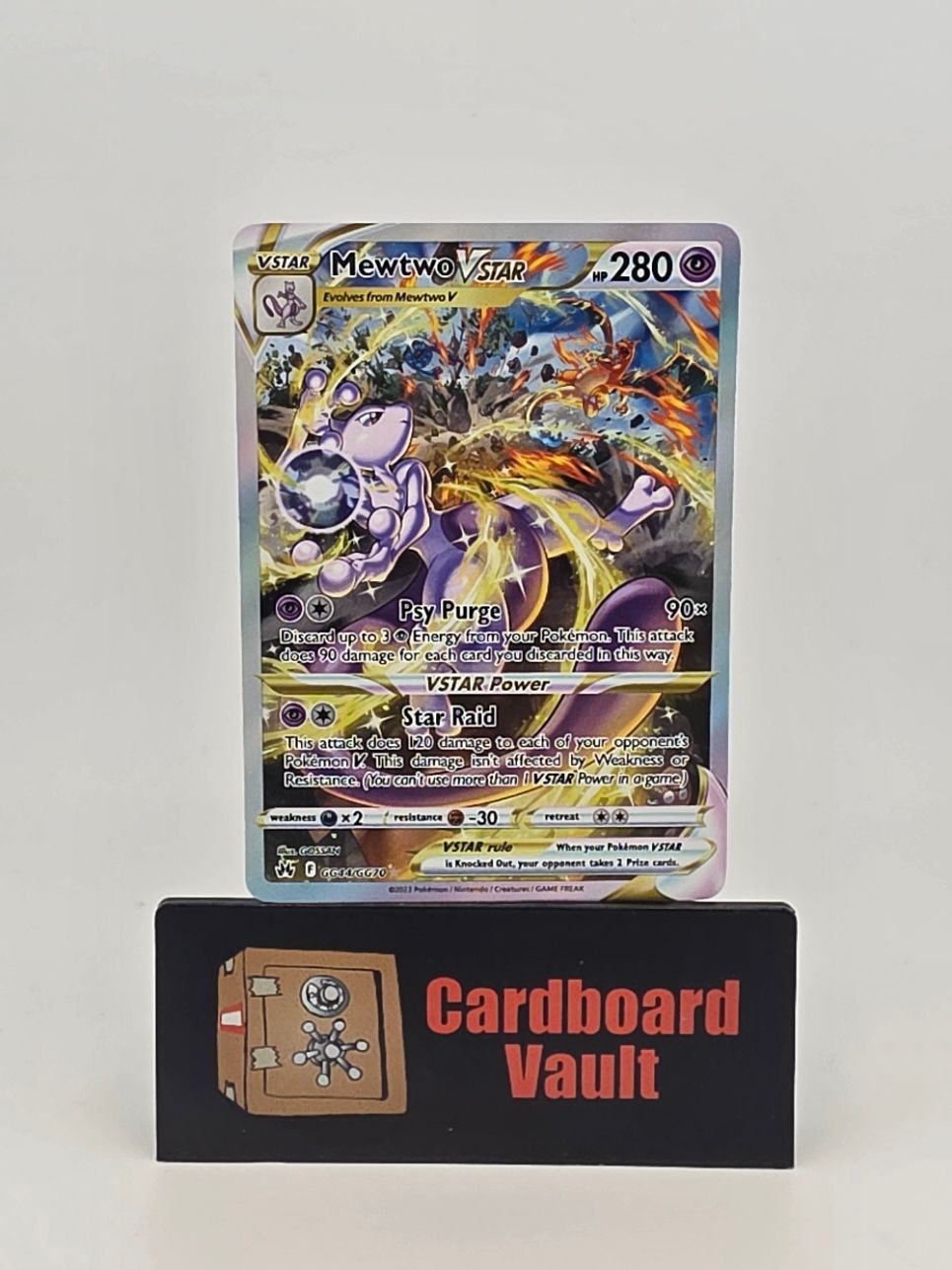 2023 Pokémon Mewtwo VStar Full Art GG44/GG70