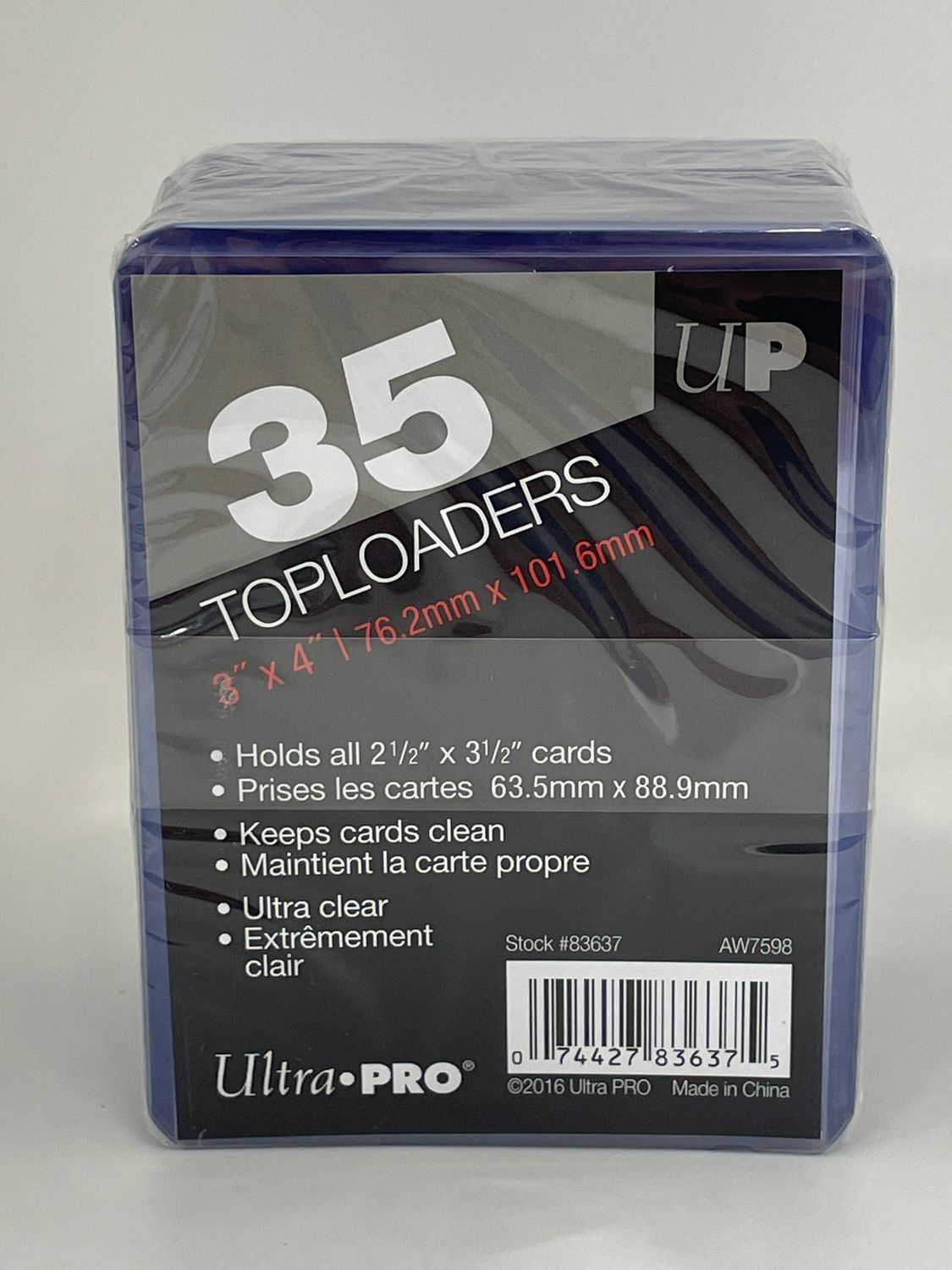 Ultra Pro Standard Toploaders 35 Count