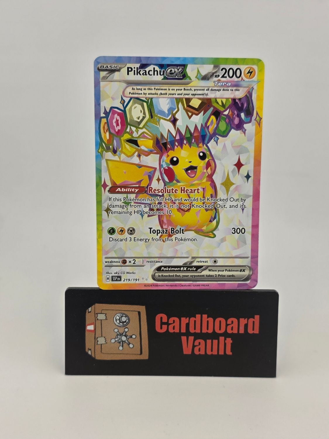 2024 Pokémon Pikachu ex 219/191