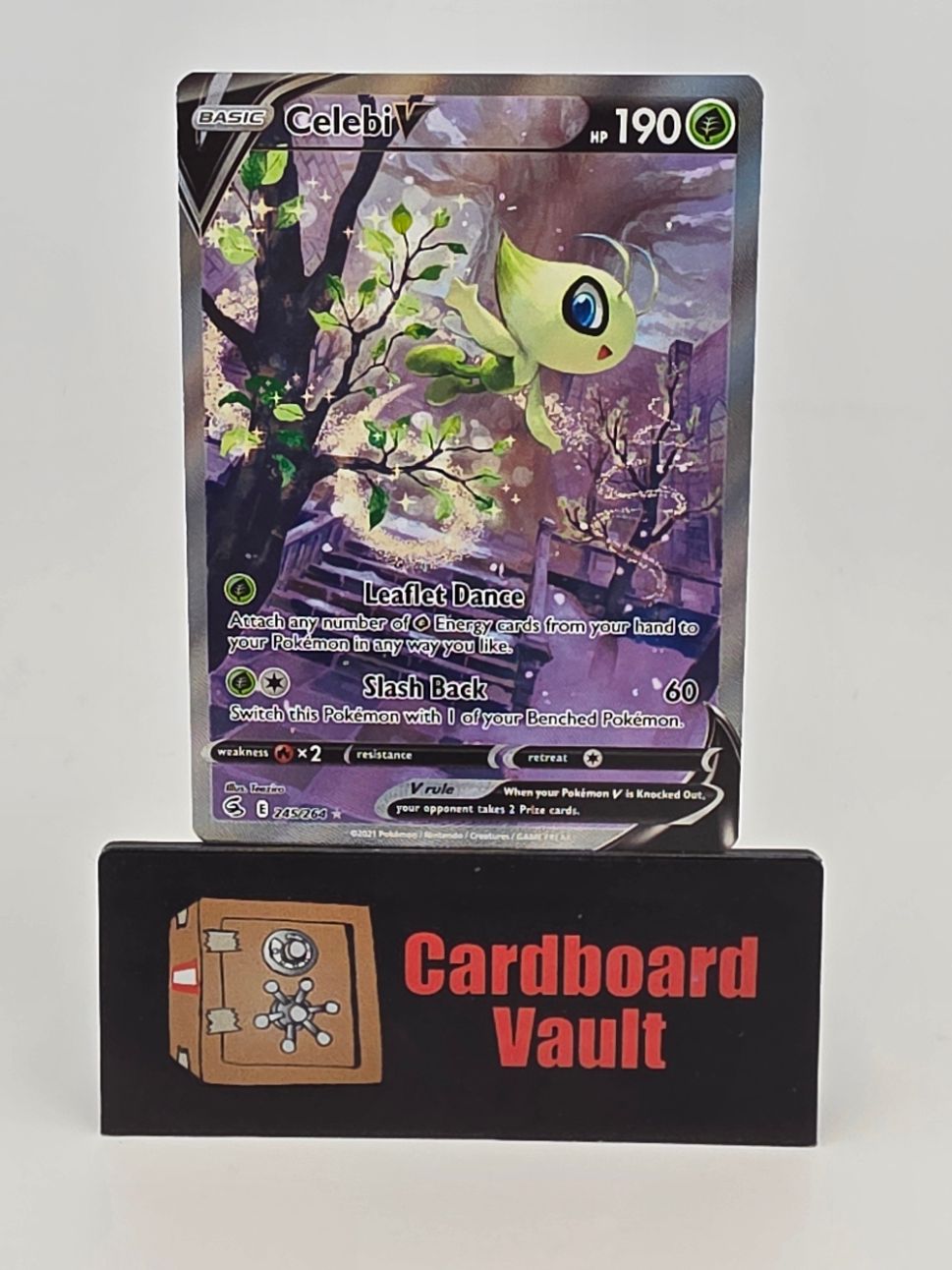 2021 Pokémon Celebi V 245/264 Full Art
