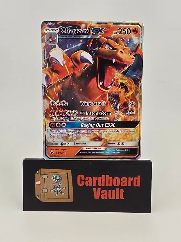 2017 Pokémon Charizard GX 20/147 Full Art