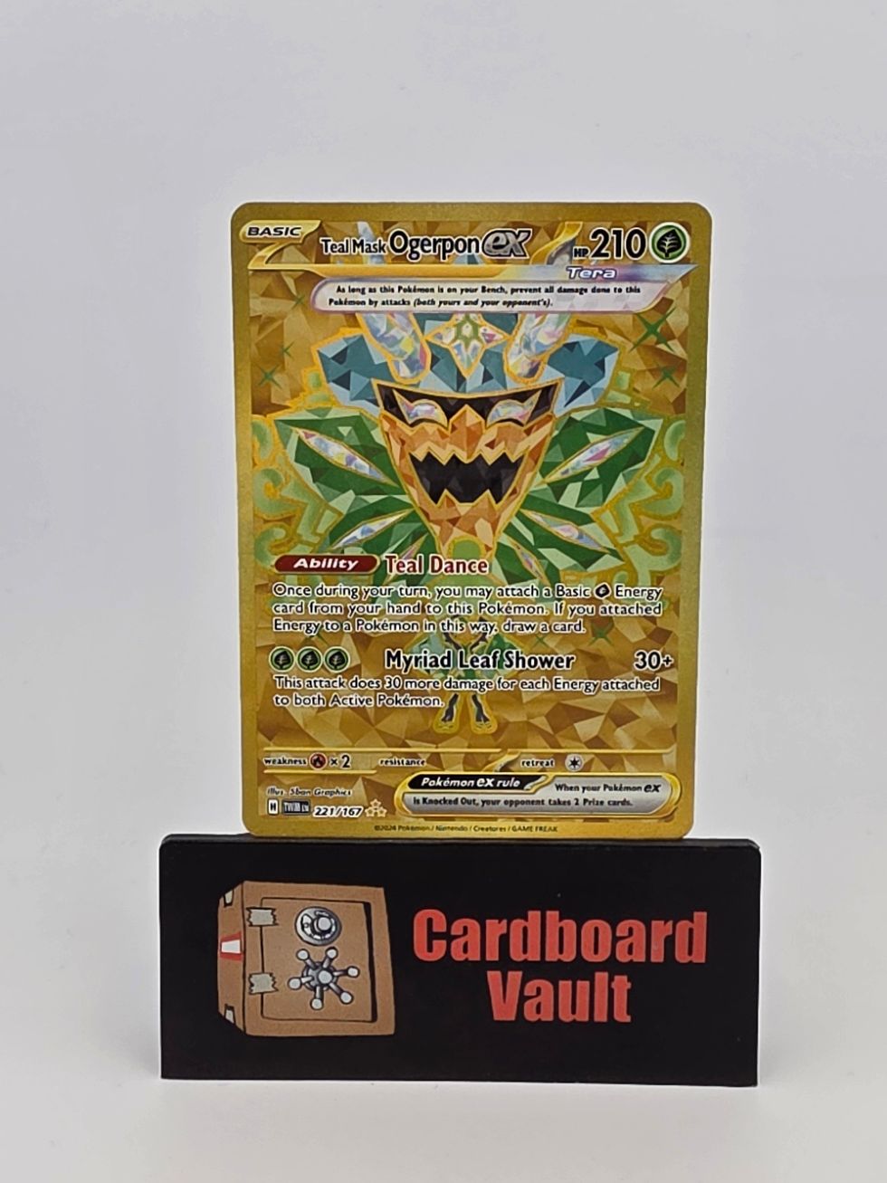 2024 Pokémon Teal Mask Ogerpon ex 221/167