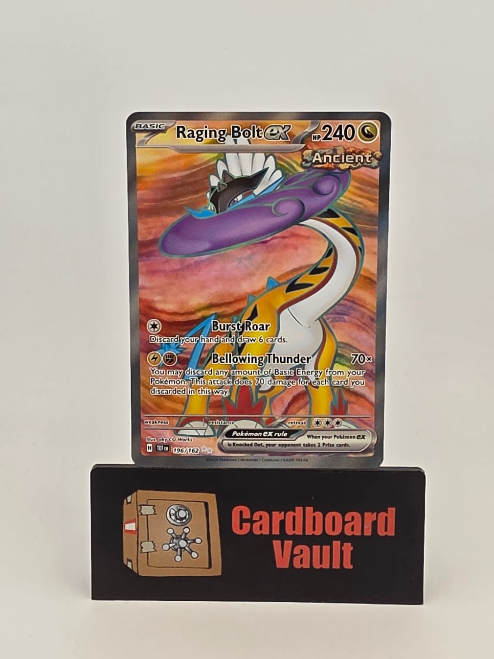 2024 Pokémon Raging Bolt ex 196/162
