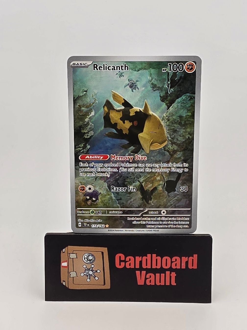 2024 Pokémon Relicanth Full Art 173/162