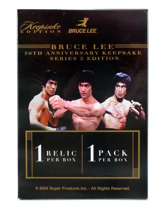 Keepsake Bruce Lee  50th Anniversary Collection Series 2 Hobby Box