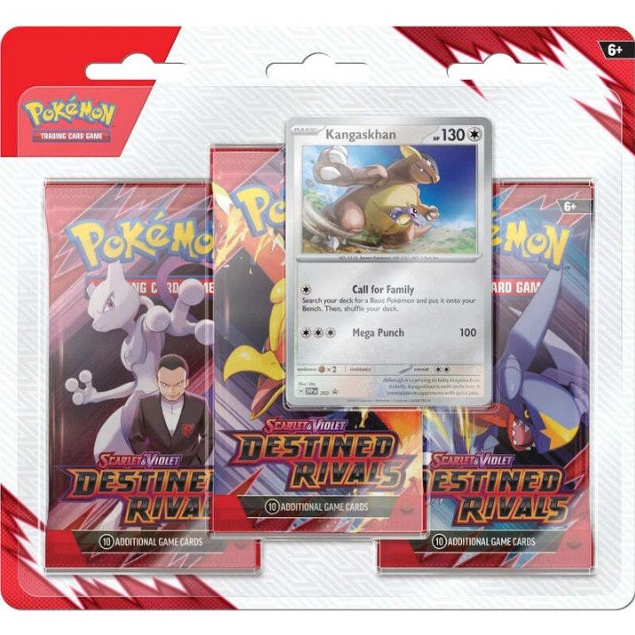Pokémon Destined Rivals Kangaskhan 3-Pack Blister Pack