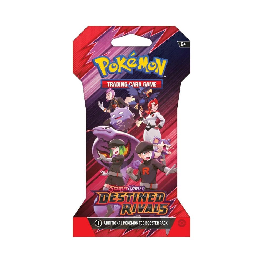 Pokémon Destined Rivals Sleeved Booster Pack (Sleeve Artwork Varies)
