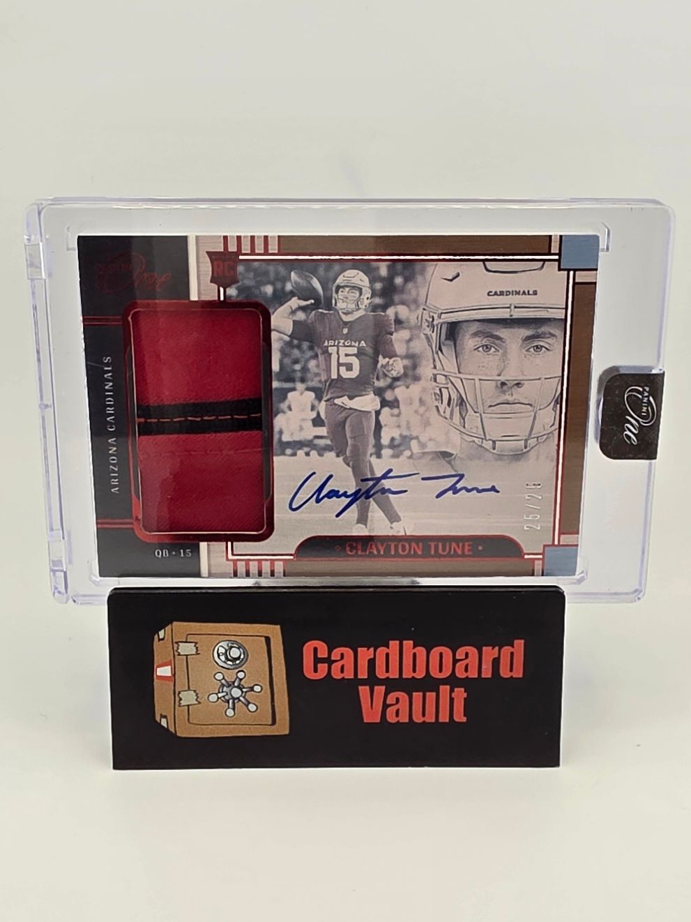 2023 Panini One Clayton Tune RPA #1  Red 25/25