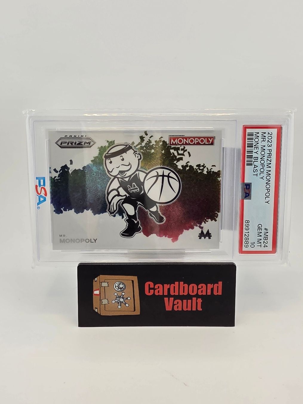 2023 Prizm Monopoly Mr. Monopoly Money Blast #MB-24 PSA 10 89912889