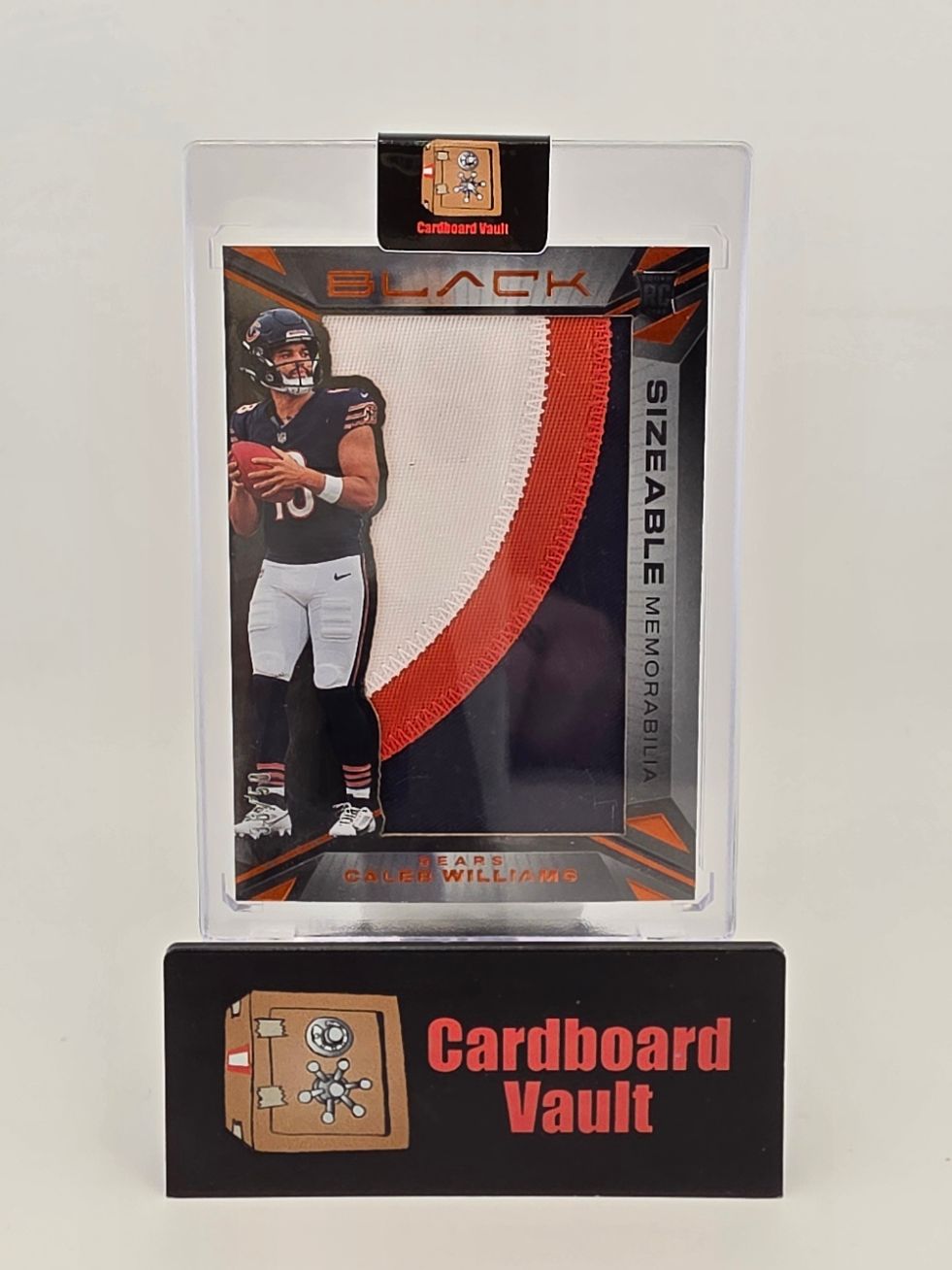 2024 Panini Black Caleb Williams Sizeable Memorabilia Tri Color Patch #SR-CWS 36/50