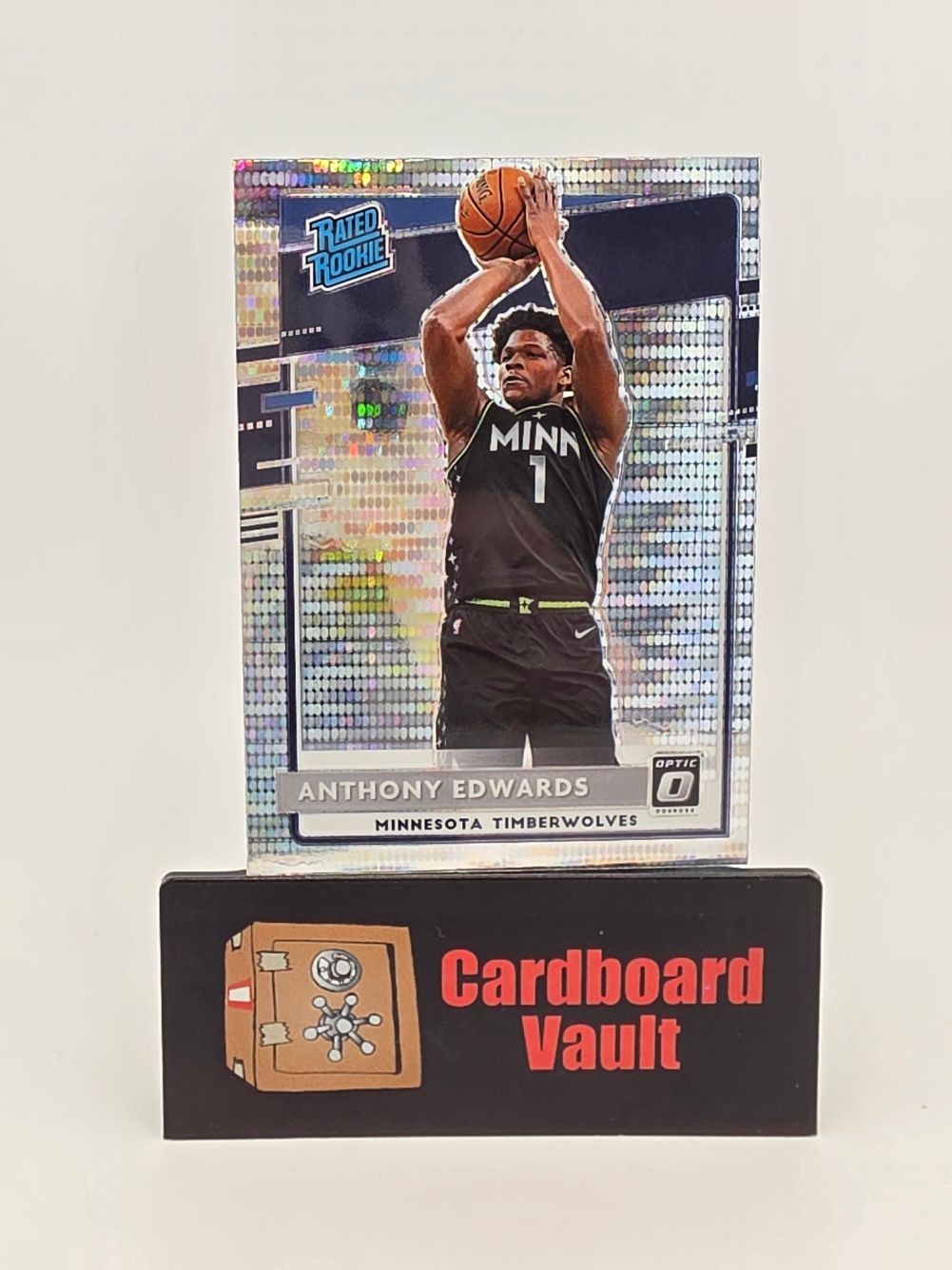2020-21 Donruss Optic Anthony Edwards Rated Rookie #151 Fast Break Holo Prizm