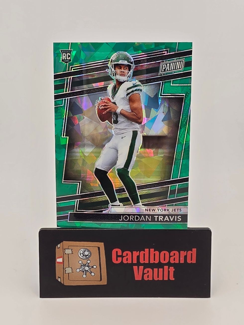 2024 Panini National Jordan Travis  Rookie Card #RC20 Green Ice Prizm 23/99