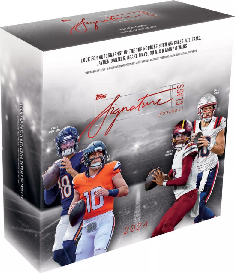 2024 Topps Signature Class Football Mega Box