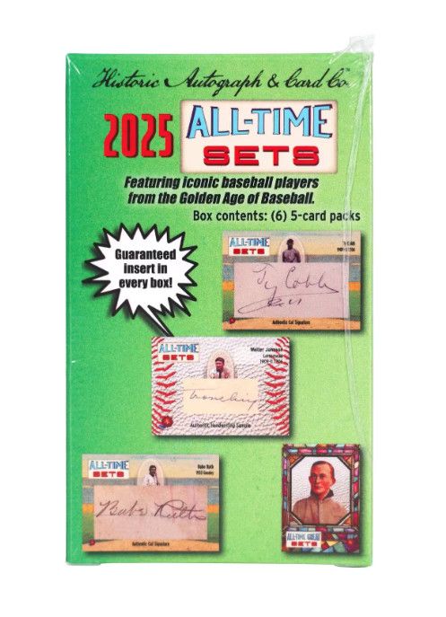 2025 Historic Autographs All Time Sets