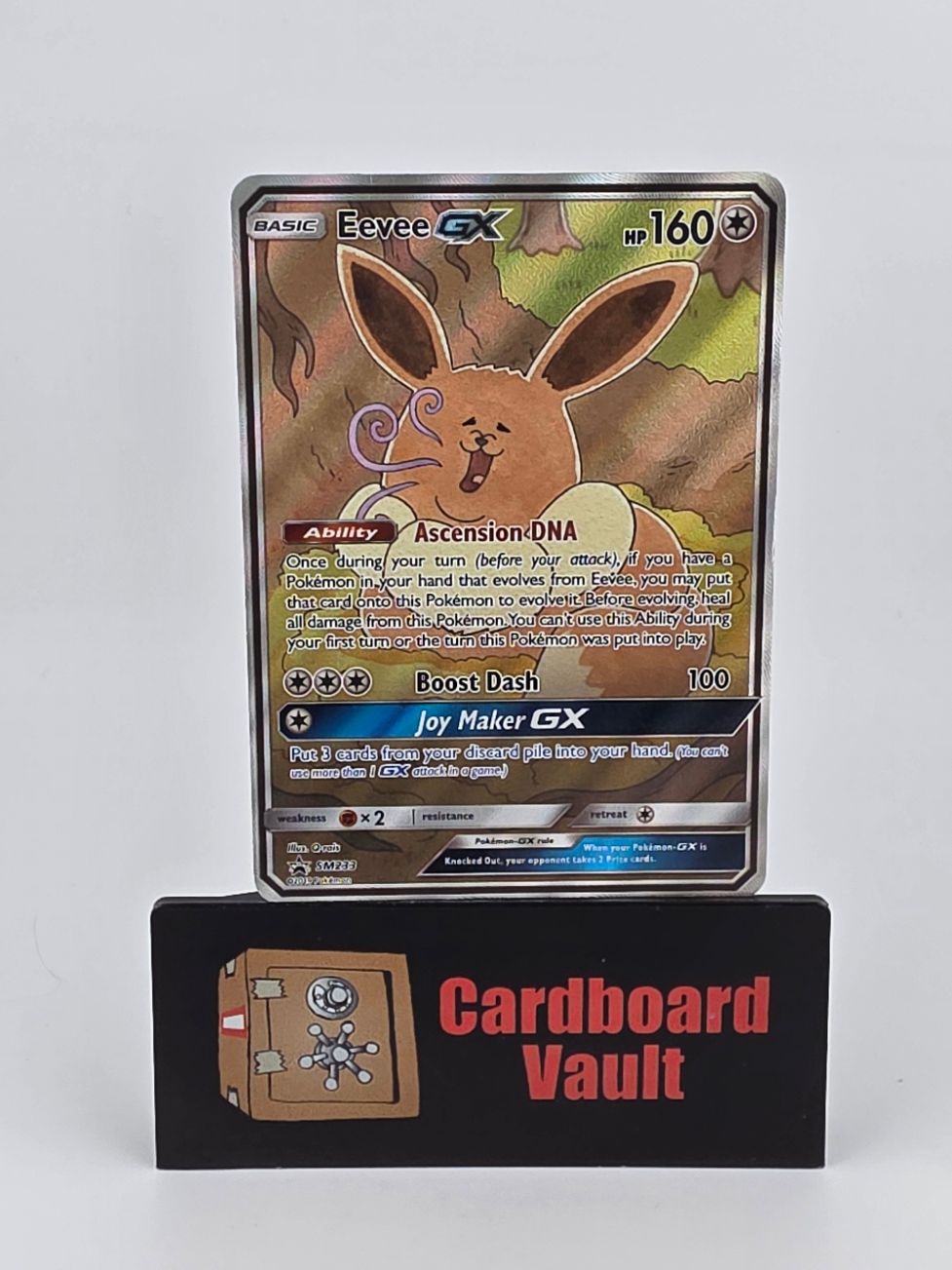 2019 Pokemon Eevee GX Full Art Black Star Promo SM233