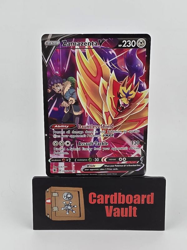 2022 Pokémon Zamazenta V  Full Art #TG22/TG30