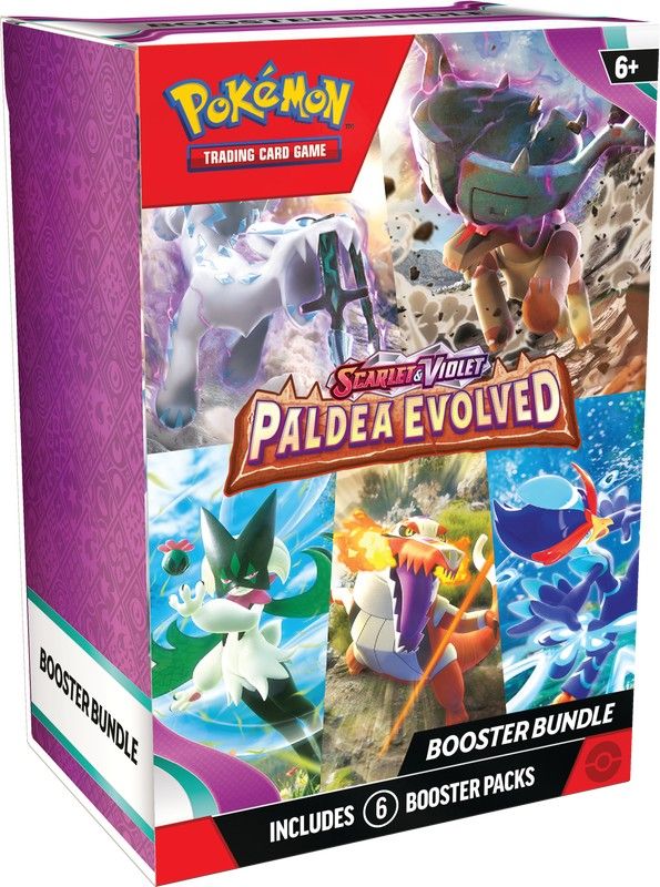 Pokémon Paldea Evolved 6 Pack Booster Bundle