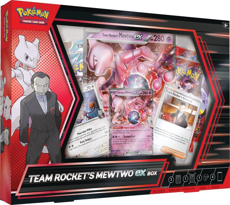 Pokemon Team Rocket&#39;s Mewtwo ex Box