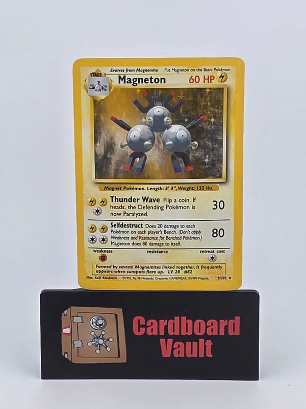1999 Pokémon Magneton Holo 9/102